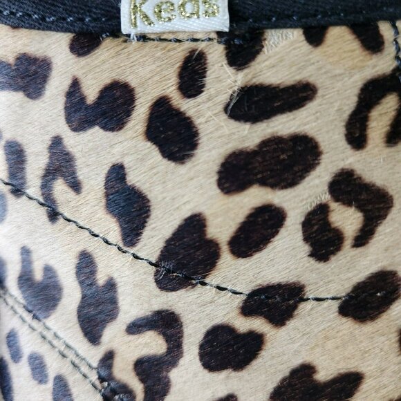 Kate Spade Keds X New York Kickstart High Top Leopard Sneakers Lace Shoes 7.5 - Picture 14 of 16